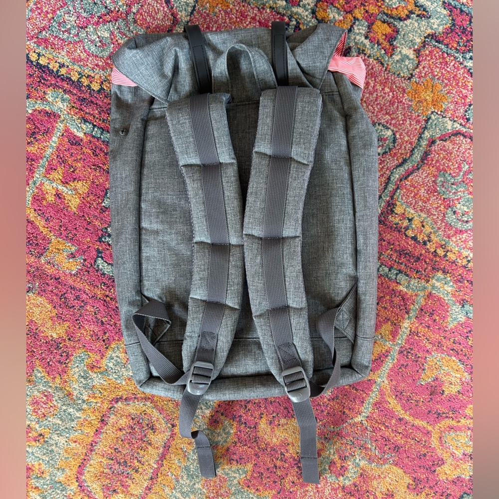 Herschel Supply Company | Women’s Grey Retreat Backpack Adjustable Straps OS - Picture 11 of 14